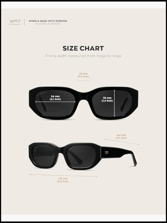 Women\'s Chunky Narrow Rectangular Polarized Sunglasses UV Protection Acetate main image 7